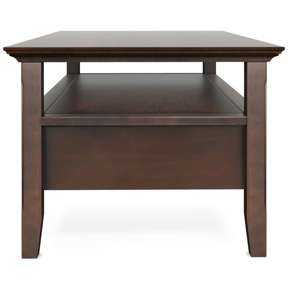 Acadian - Coffee Table With Drawer - Brown - Best Buy Furniture