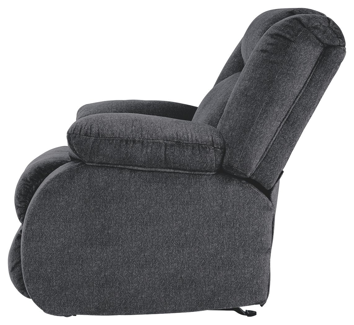 Burkner - Power Rocker Recliner - Marine - Best Buy Furniture