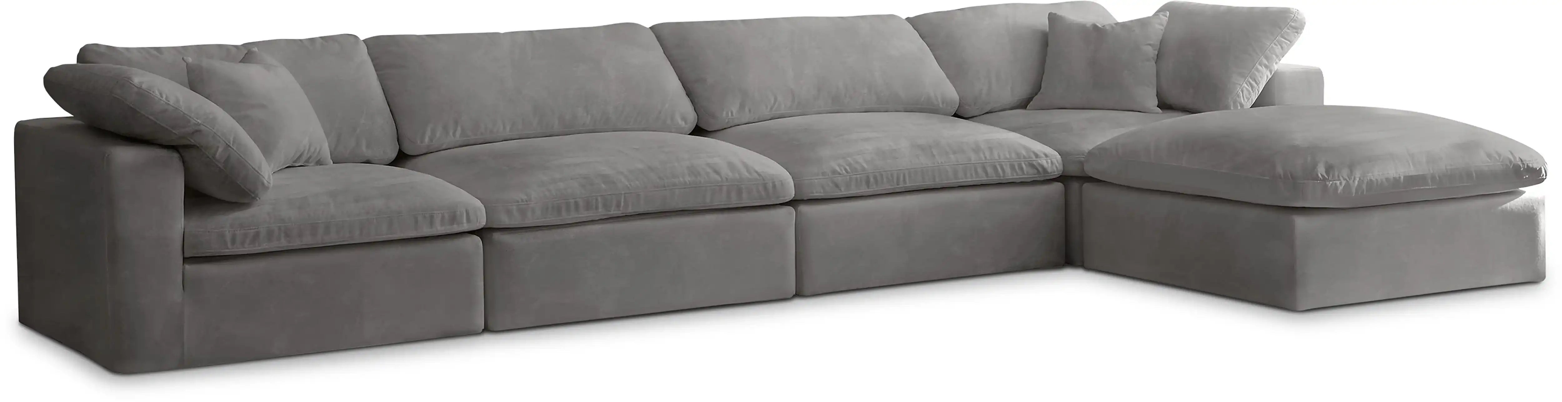 Cozy - 5 Piece Modular Sectional With Chaise - Best Buy Furniture