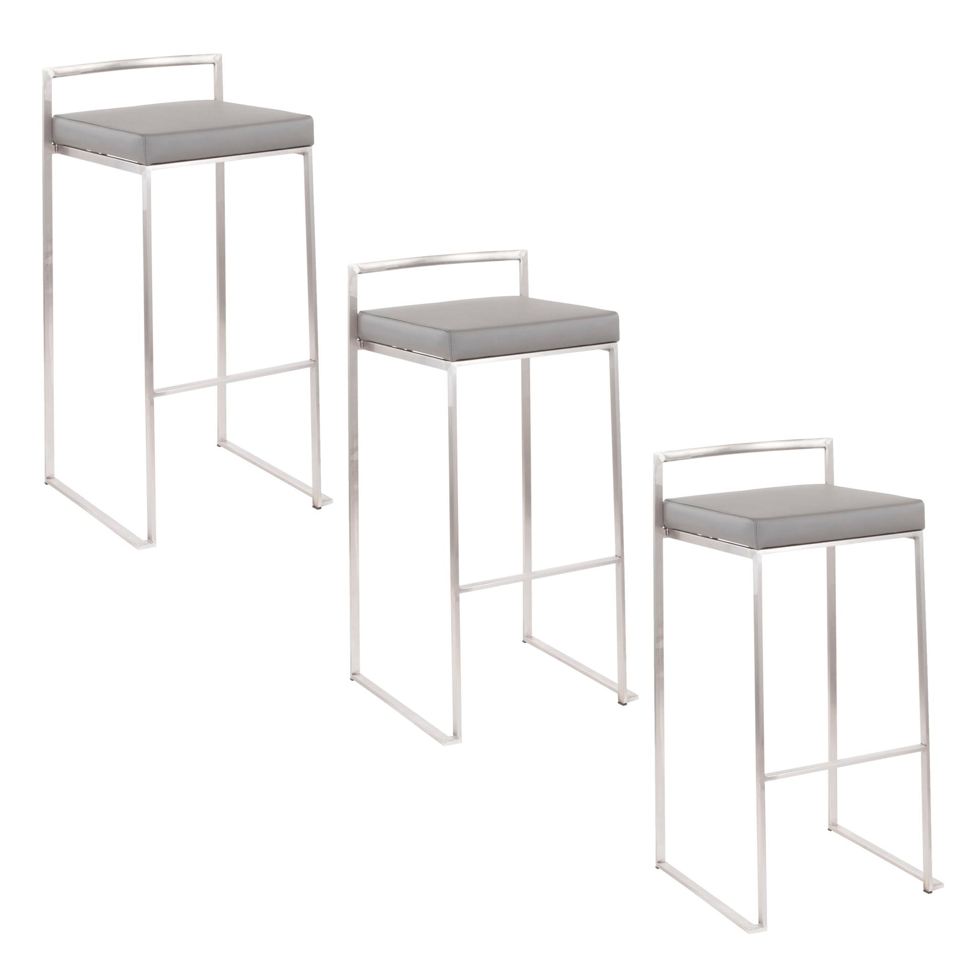Fuji - Contemporary And Elegant Design Stackable Barstool - Best Buy Furniture