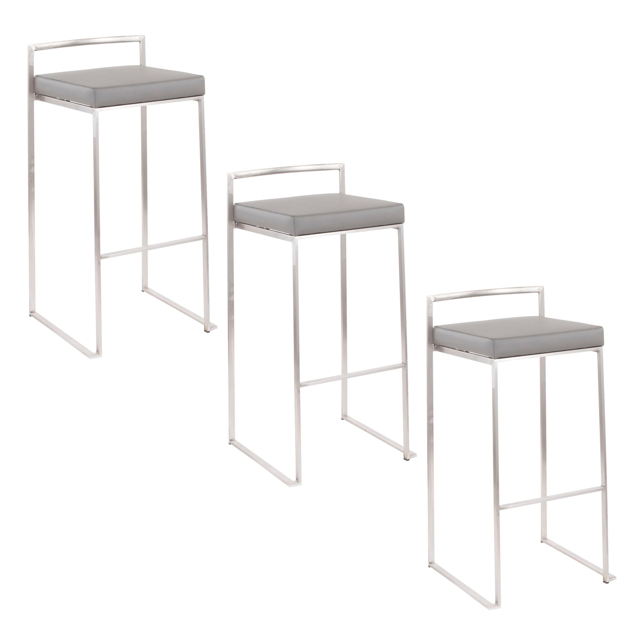 Fuji - Contemporary And Elegant Design Stackable Barstool - Best Buy Furniture