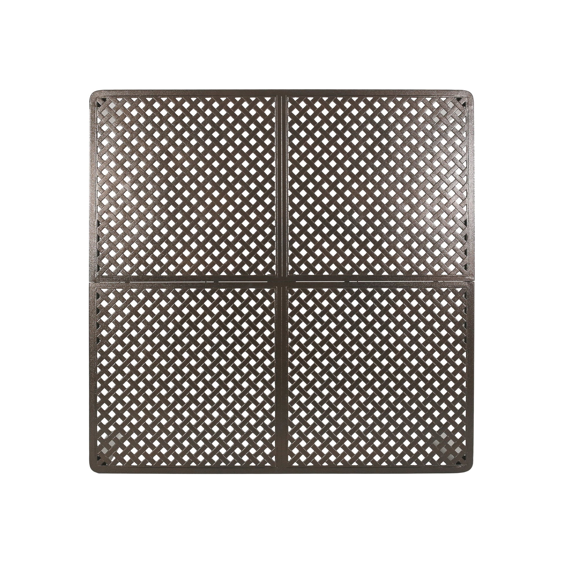 Outdoor Modern Aluminum Dining Table With Woven Accents - Best Buy Furniture