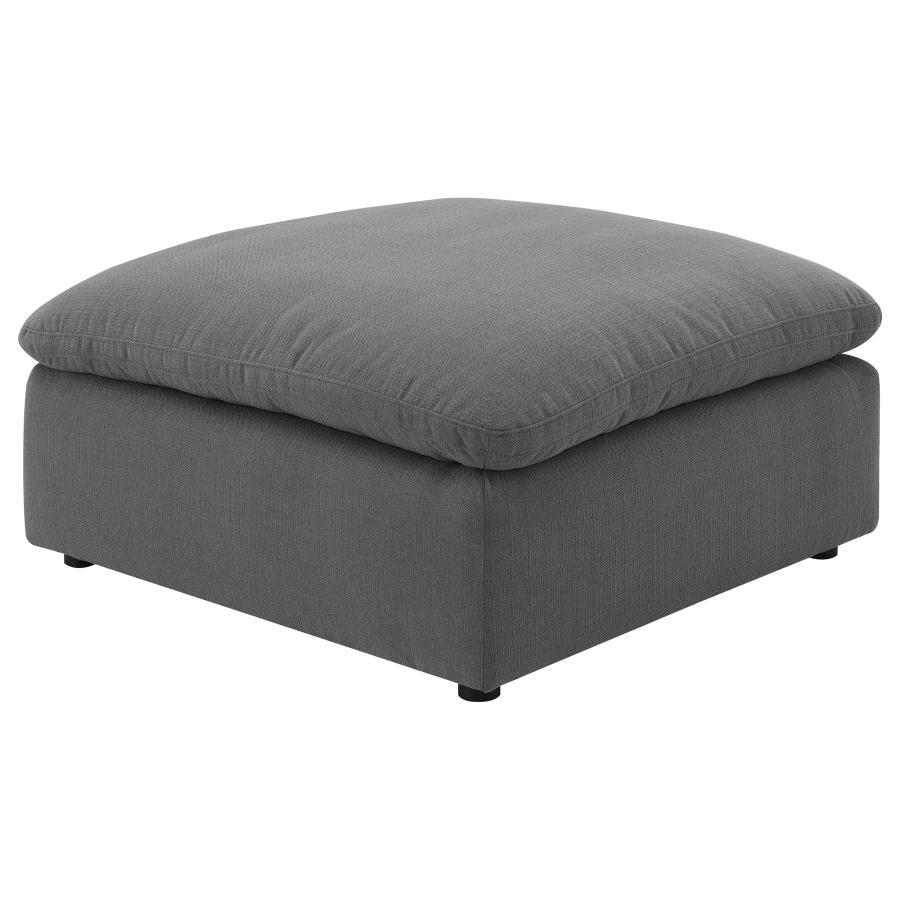 Hobson - Square Upholstered Ottoman - Best Buy Furniture