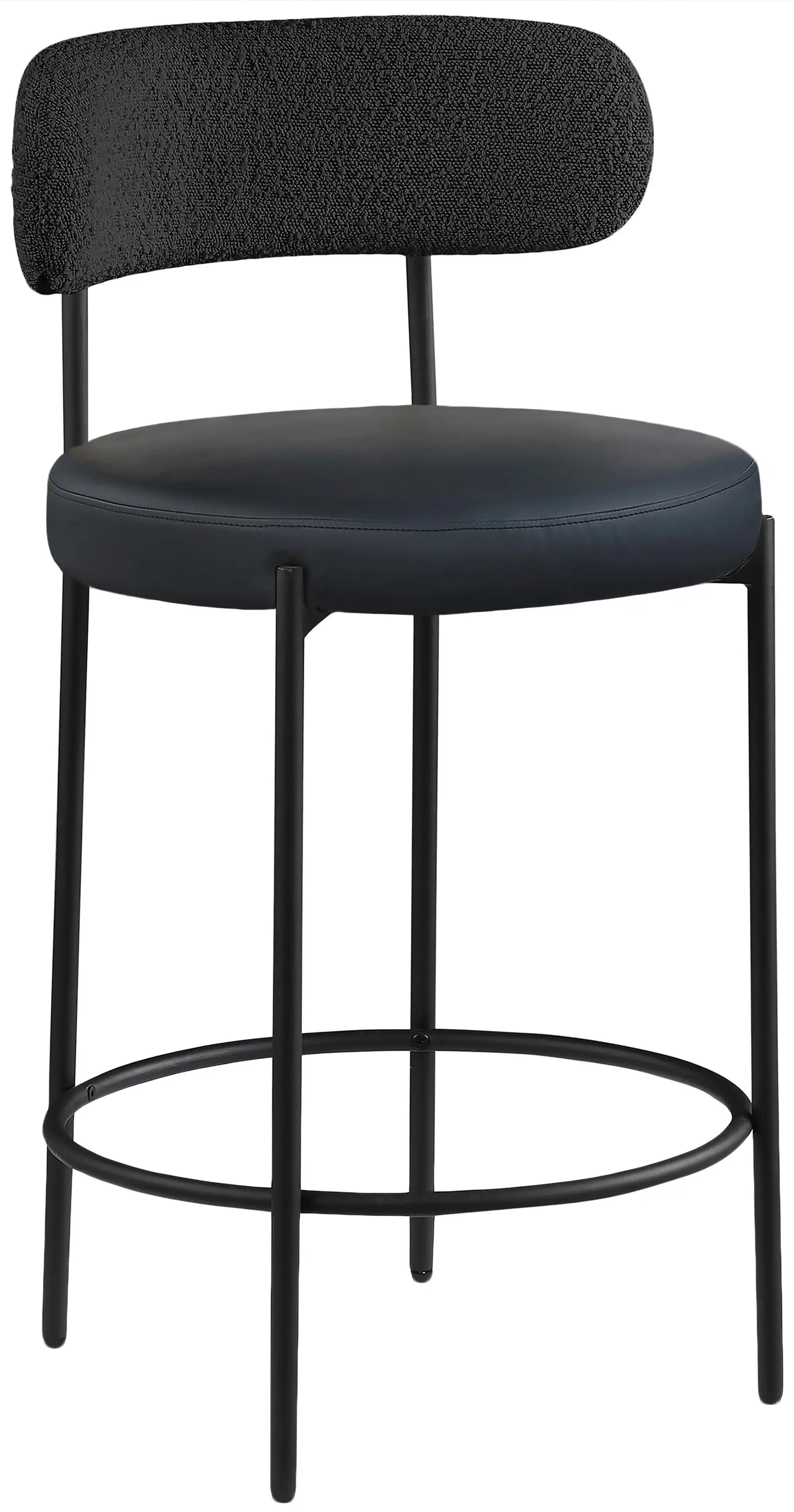 Beacon - Faux Leather Stool (Set of 2) - Best Buy Furniture