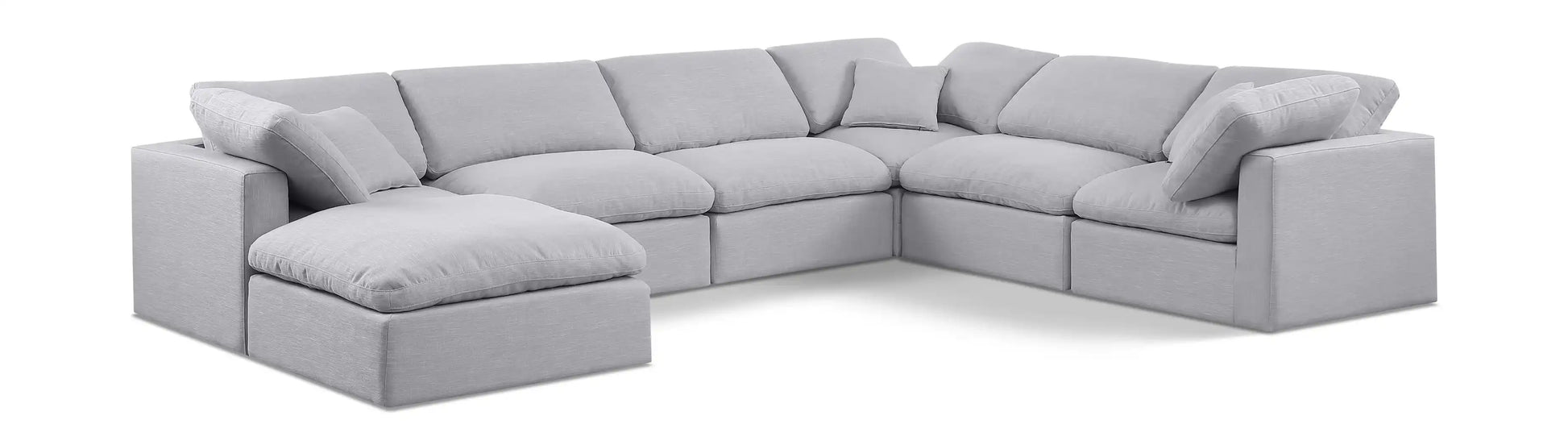 Indulge - Linen 7 Piece Modular Sectional - Best Buy Furniture