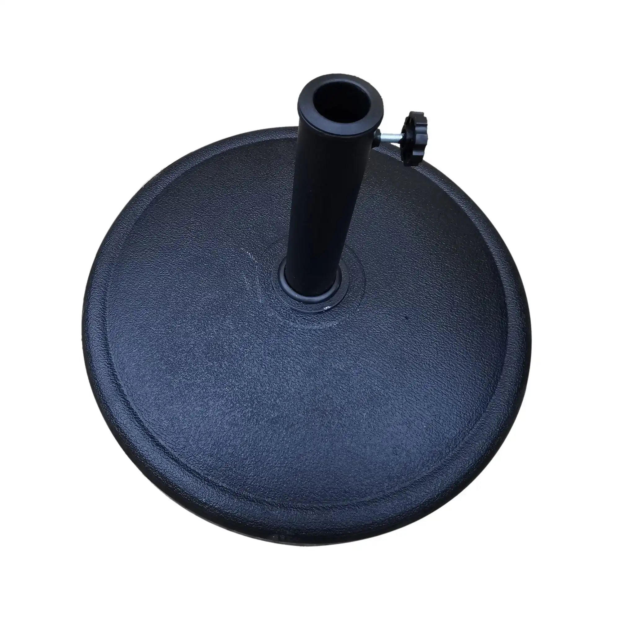8.8' Outdoor Aluminum Patio Umbrella With 42 Pound Round Resin Umbrella Base - Best Buy Furniture