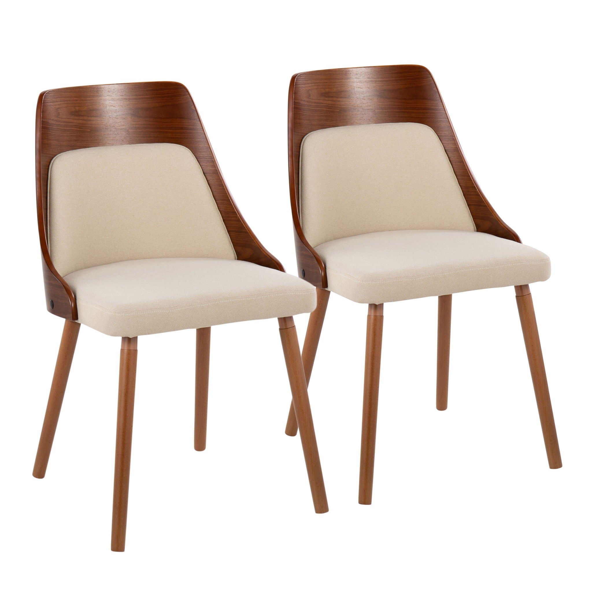 Anabelle - Mid-Century Modern Chair (Set of 2) - Best Buy Furniture