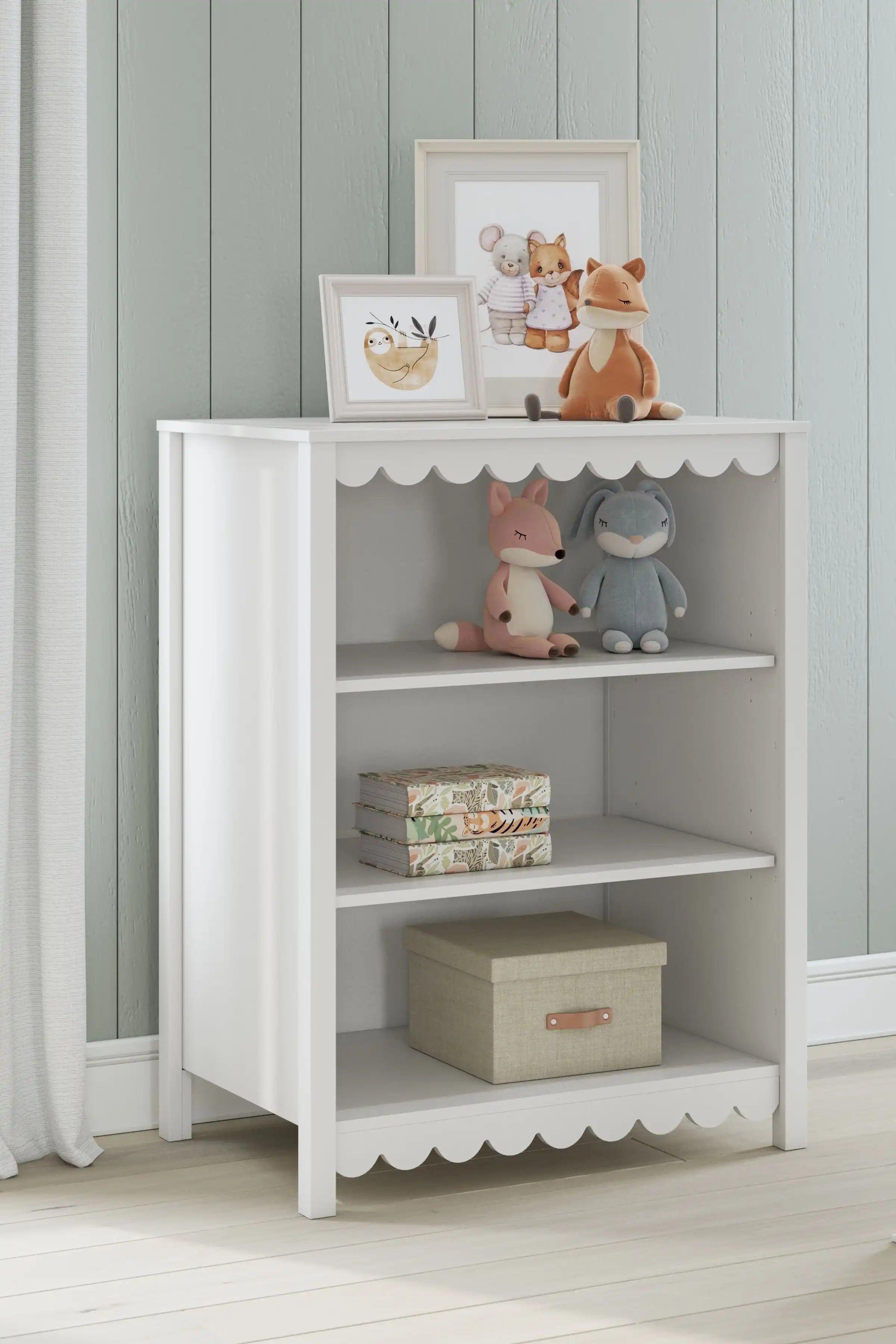 Hallityn - Bookcase - White - Best Buy Furniture
