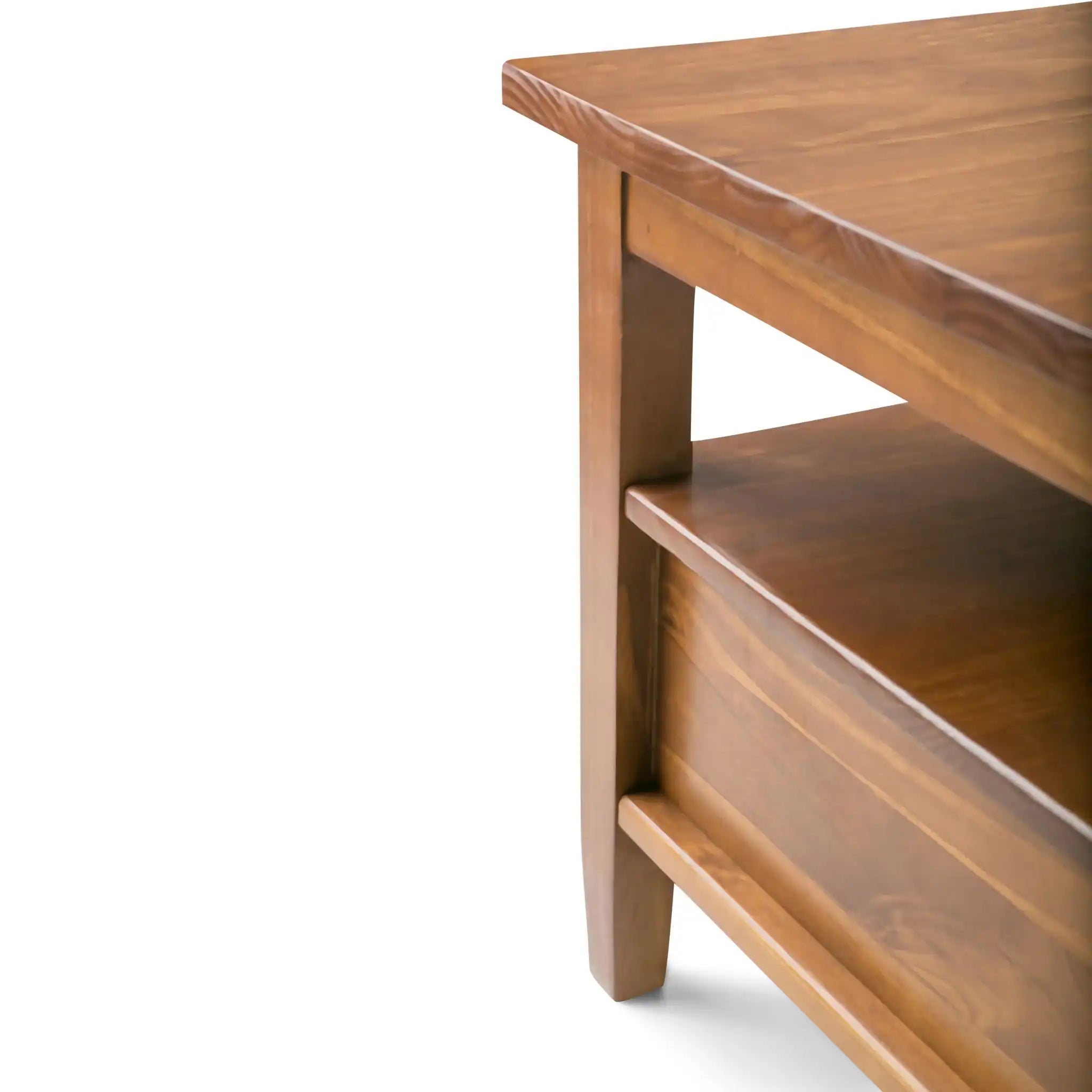 Warm Shaker - Coffee Table - Light Golden Brown - Best Buy Furniture