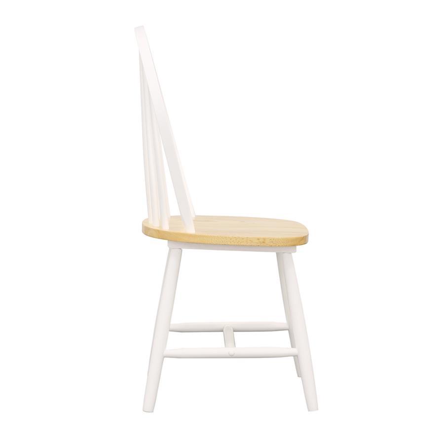 Cinder - Wood Dining Side Chair (Set of 4) - White - Best Buy Furniture
