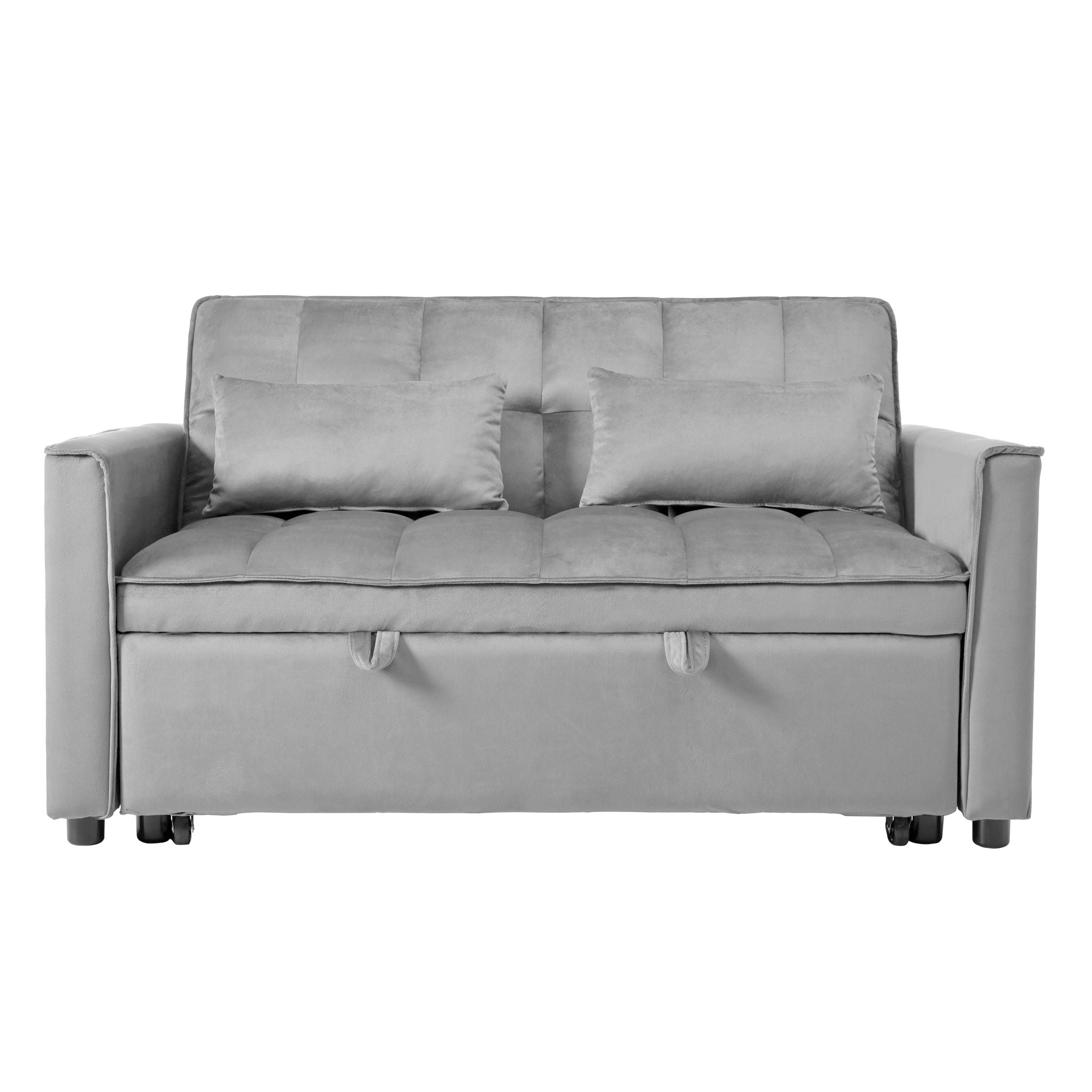 3 In 1 Pull Out Couch Convertible Sofa Bed With Reclining Backrest - Best Buy Furniture