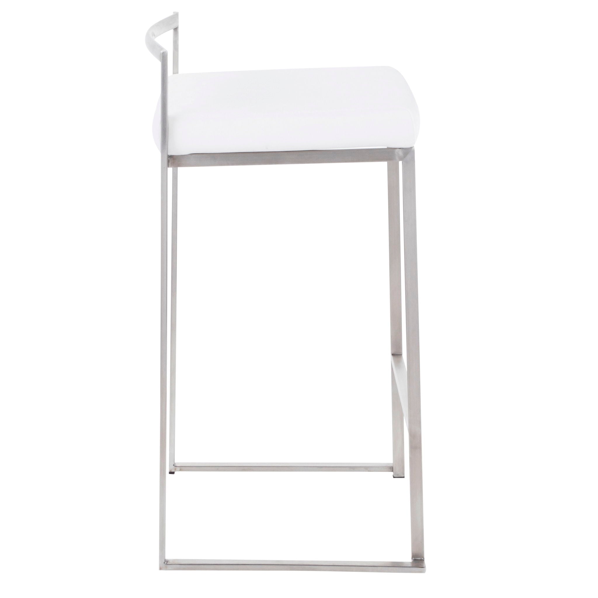 Fuji - Contemporary Elegant Stackable Counter Stool Set - Best Buy Furniture