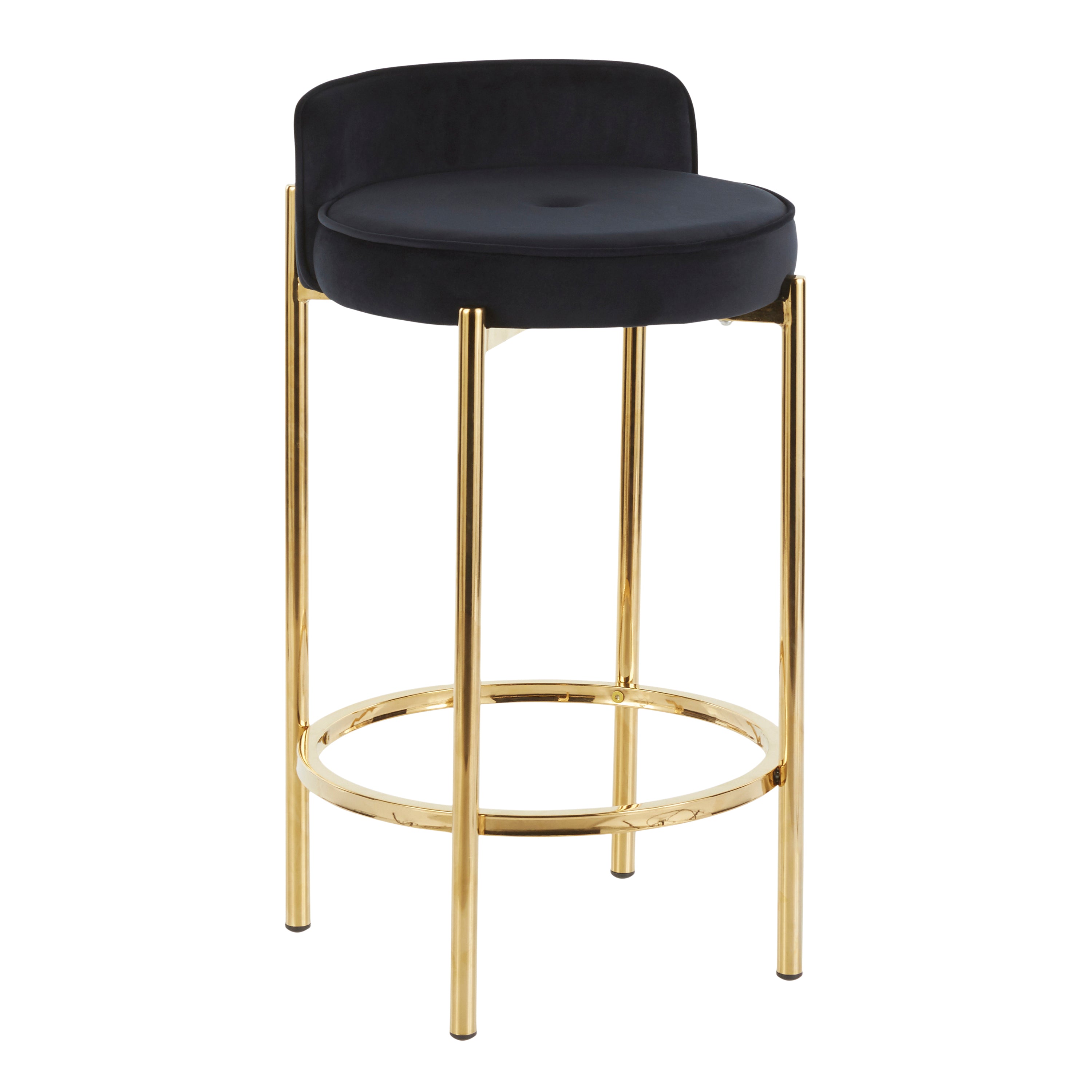 Chloe Contemporary Counter Stool Set of 2 - Best Buy Furniture