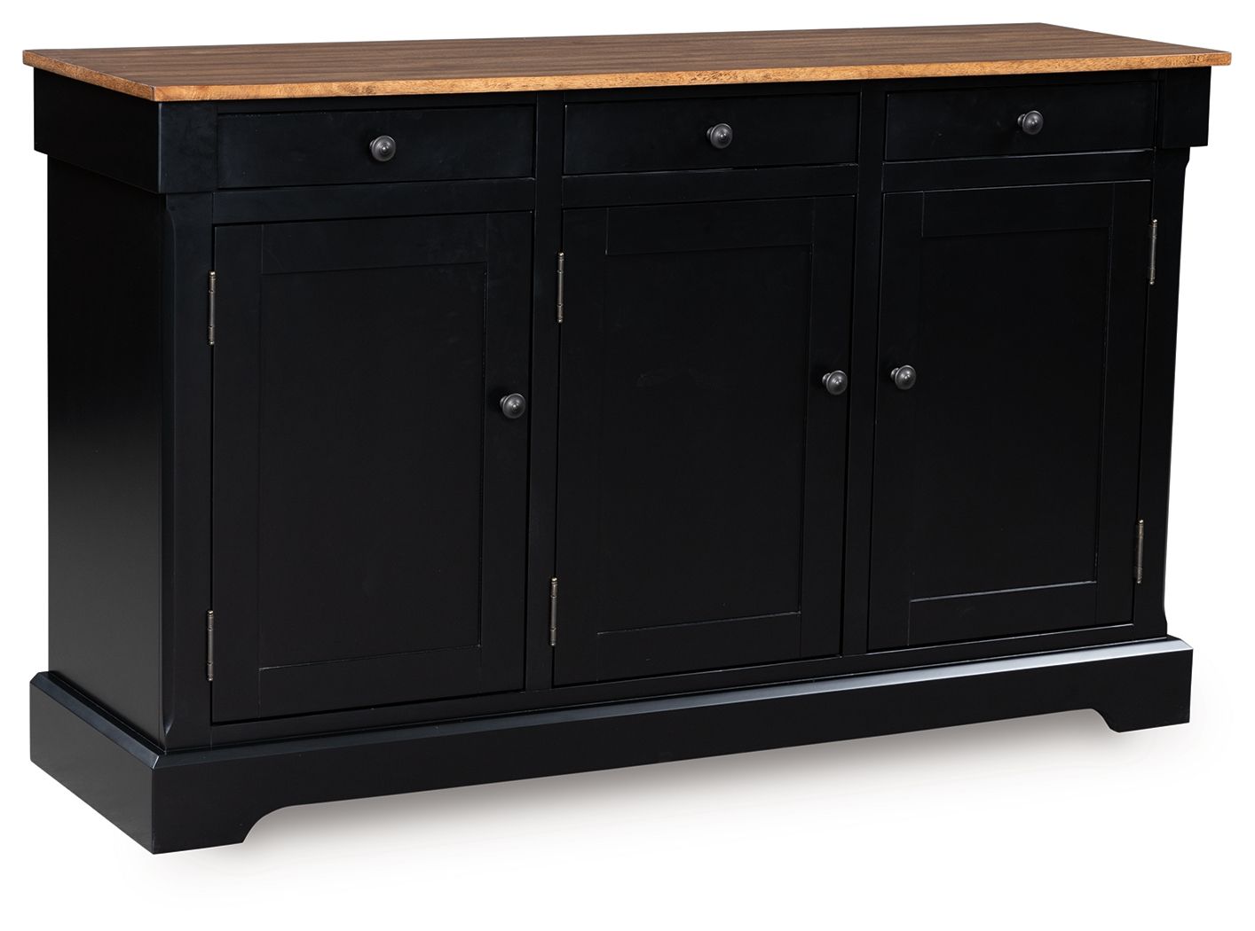 Wildenauer - Dining Room Buffet - Brown / Black - Best Buy Furniture