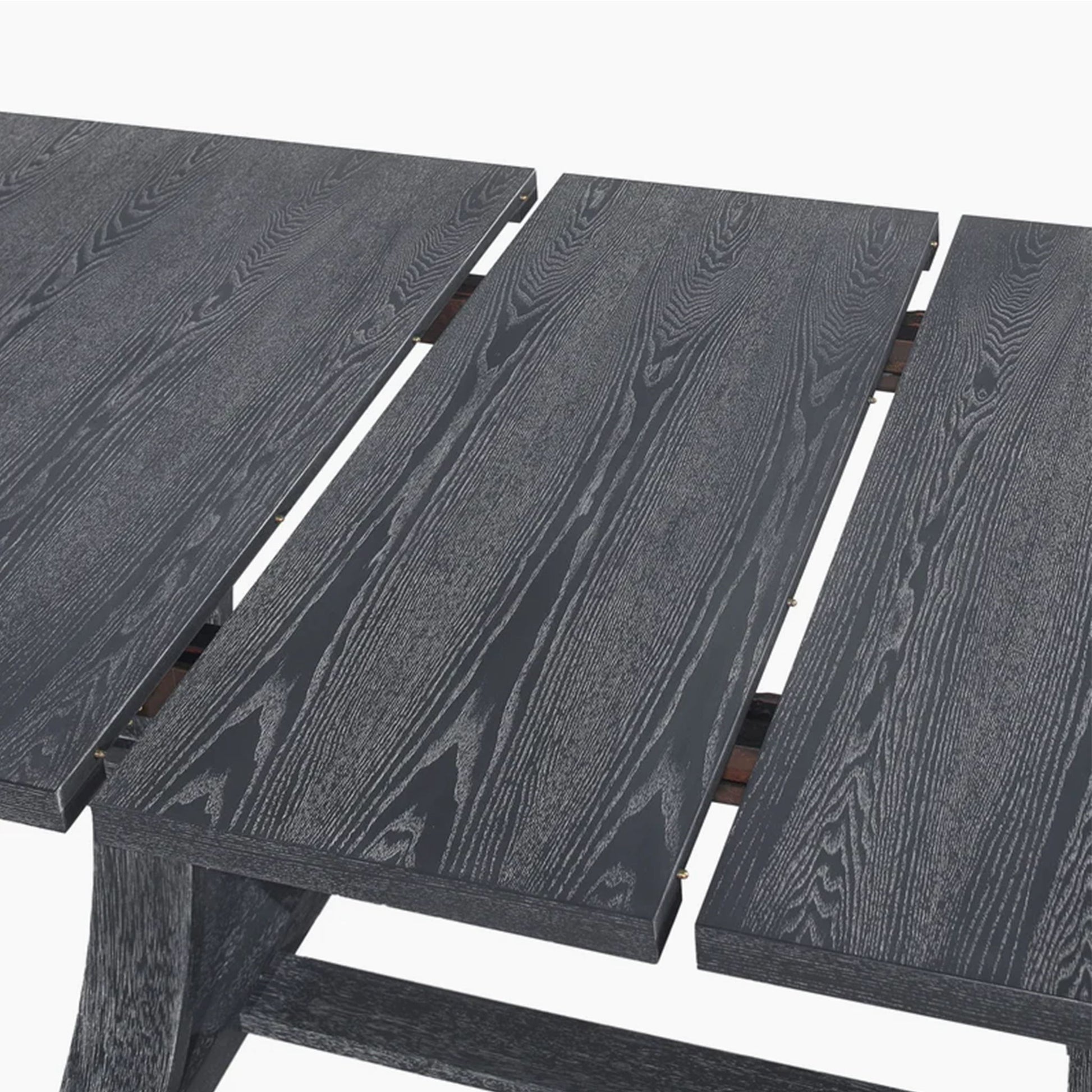 Devingo - Extendable Dining Table Rustic Style - Gray - Best Buy Furniture