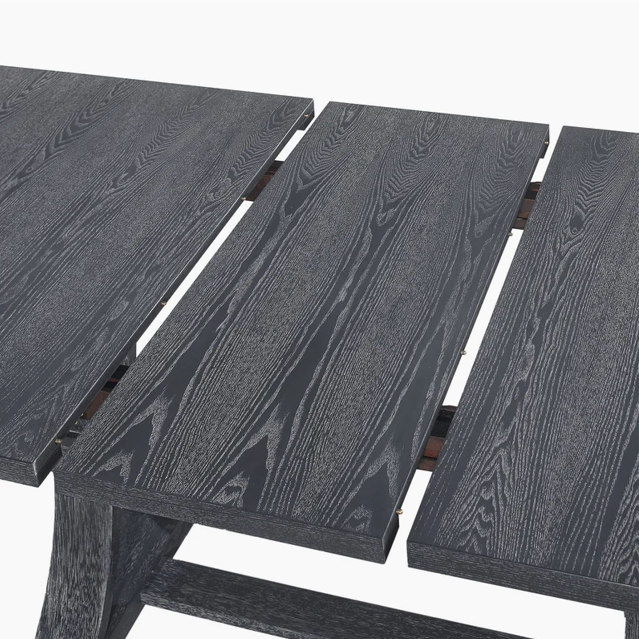 Devingo - Extendable Dining Table Rustic Style - Gray - Best Buy Furniture