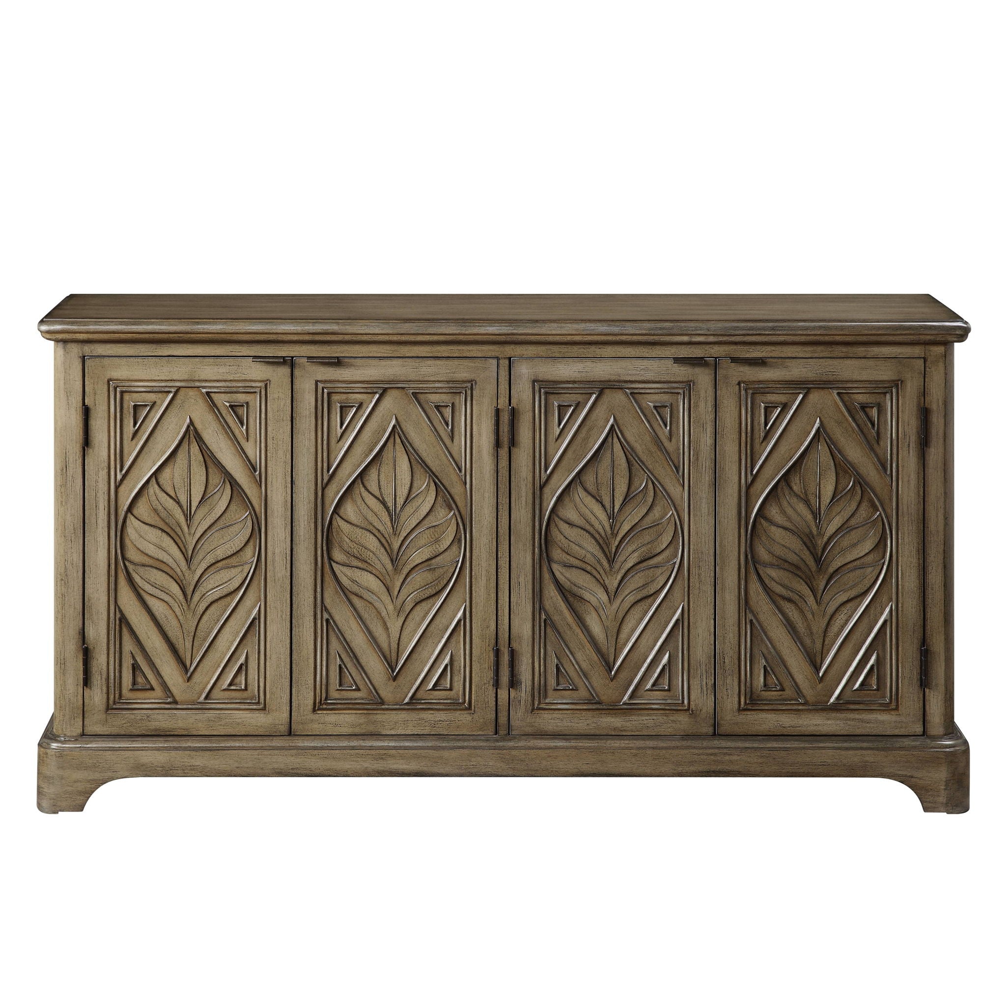 Orana - Console Cabinet - Oak - Best Buy Furniture