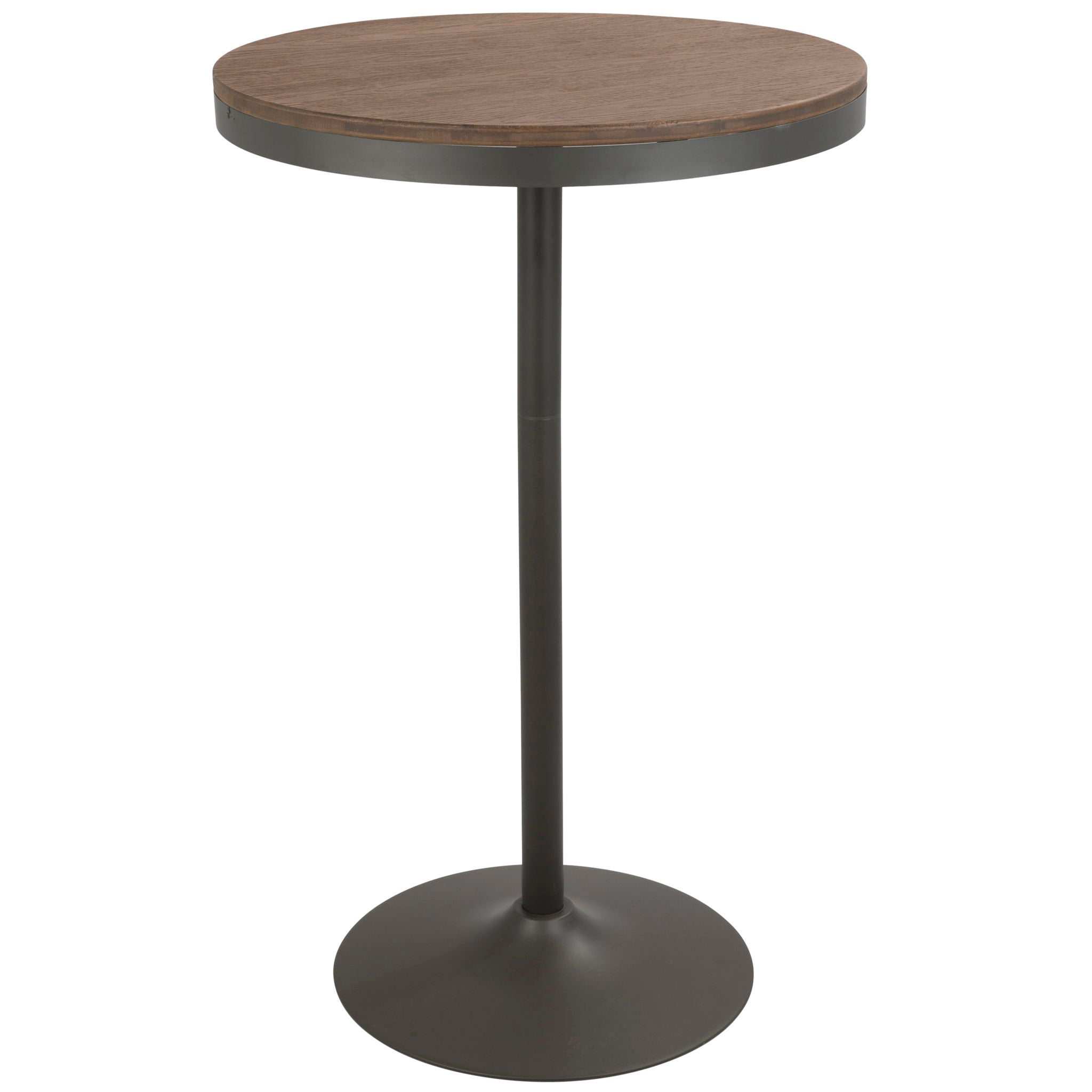 Dakota - Industrial Adjustable Bar Dinette Table - Best Buy Furniture