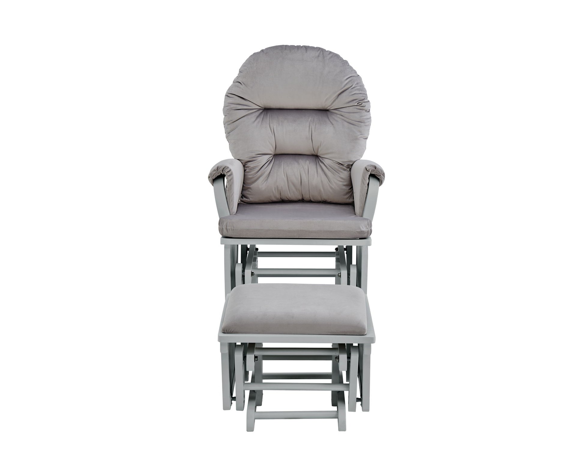 Madison - Glider And Ottoman - Gray - Best Buy Furniture