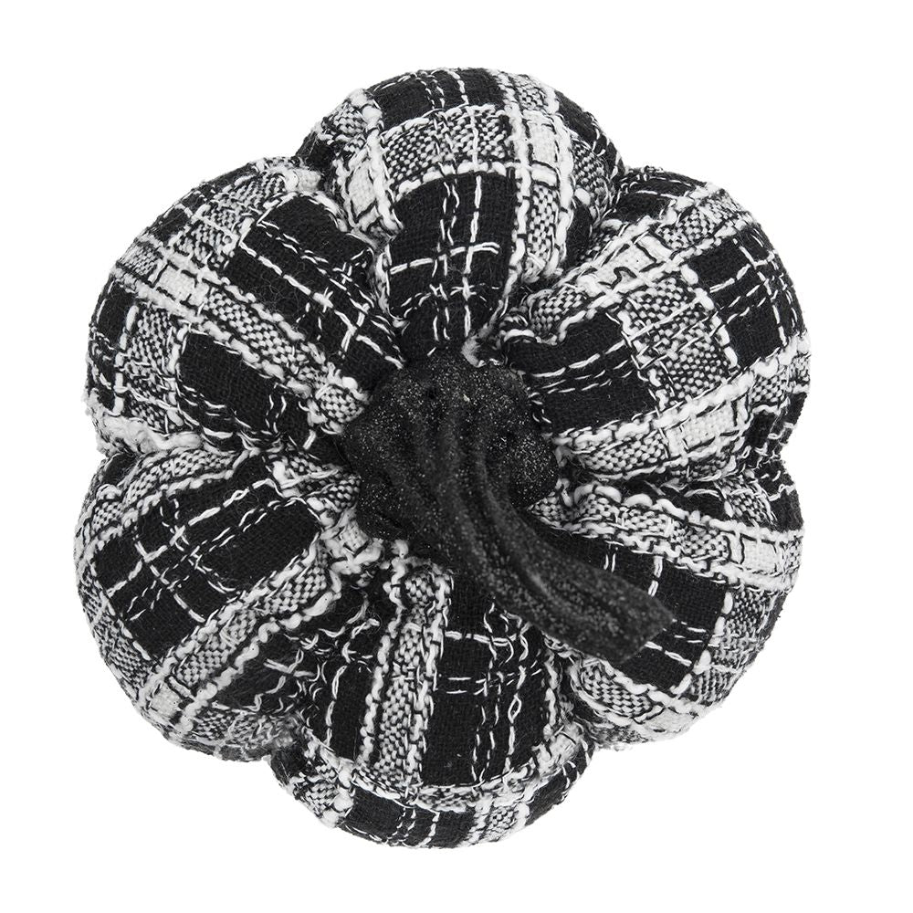 Light Plaid Pumpkin, For Holiday Halloween Decor - Black / White - Best Buy Furniture
