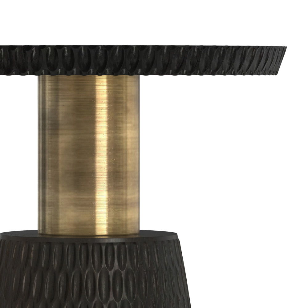 Breanna - Side Table - Black / Gold - Best Buy Furniture