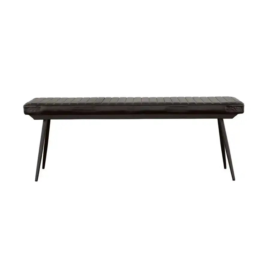 Misty - Leather Upholstered Dining Bench - Antique Espresso - Best Buy Furniture