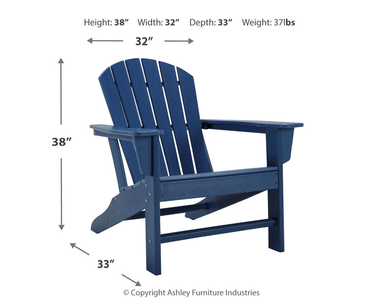 Sundown Treasure - Outdoor Adirondack Chair - Best Buy Furniture