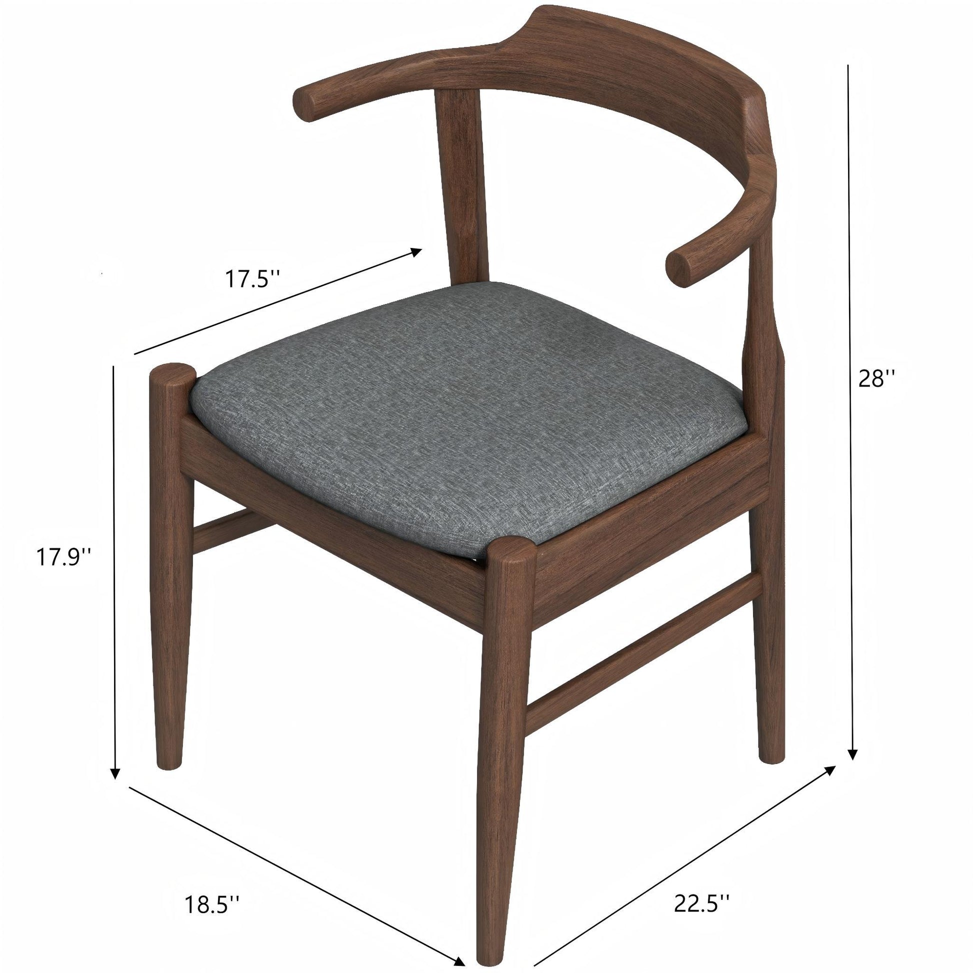 Dakota - Mid-Century Modern Velvet Dining Chair (Set of 2) - Best Buy Furniture