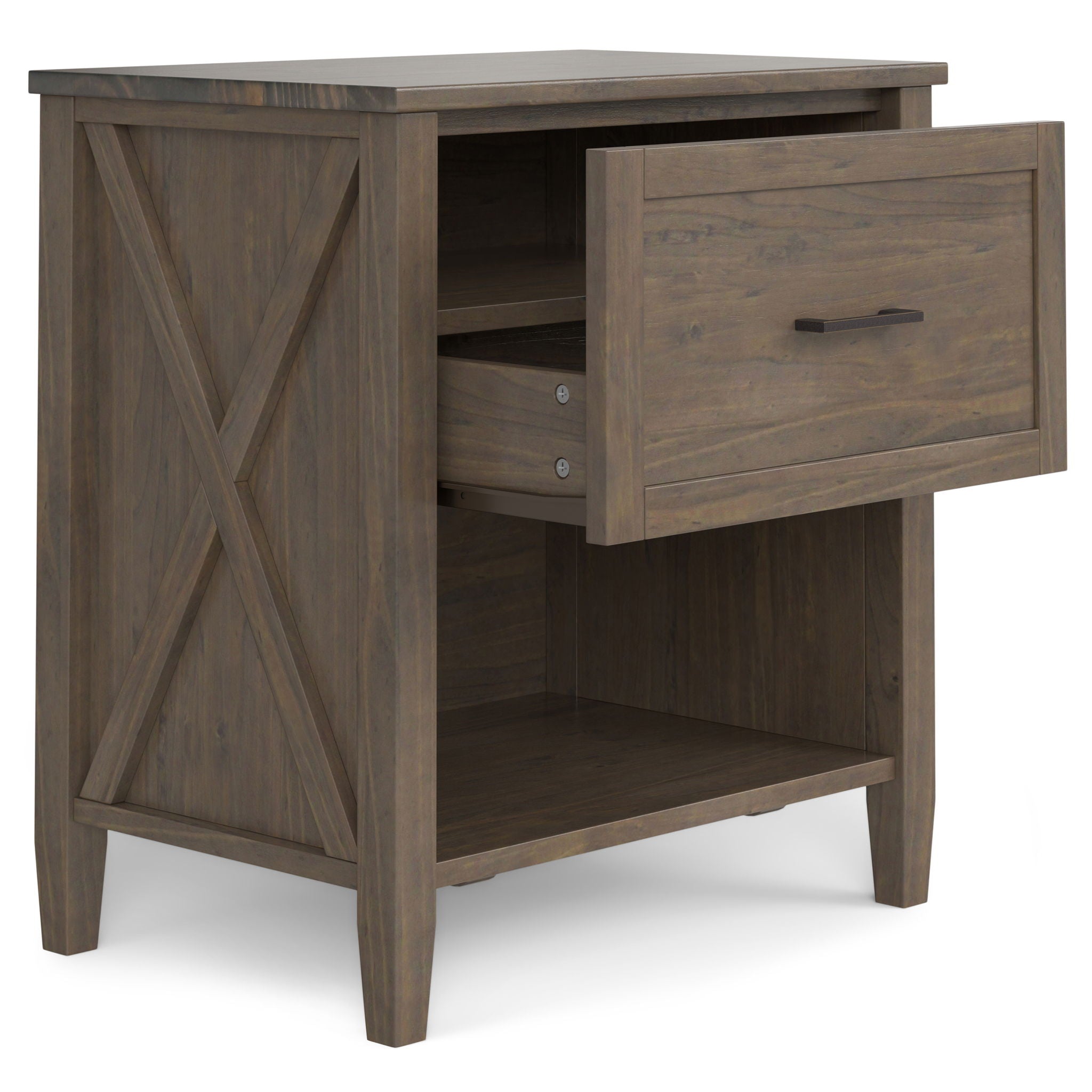 Ela - Bedside Table - Smoky Brown - Best Buy Furniture