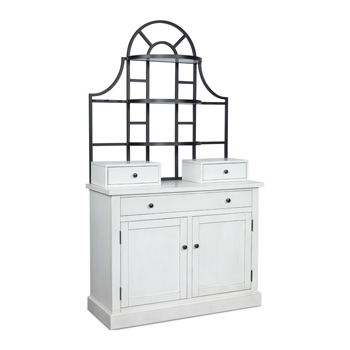 Greddinton - Bakers Rack Base - White - Best Buy Furniture
