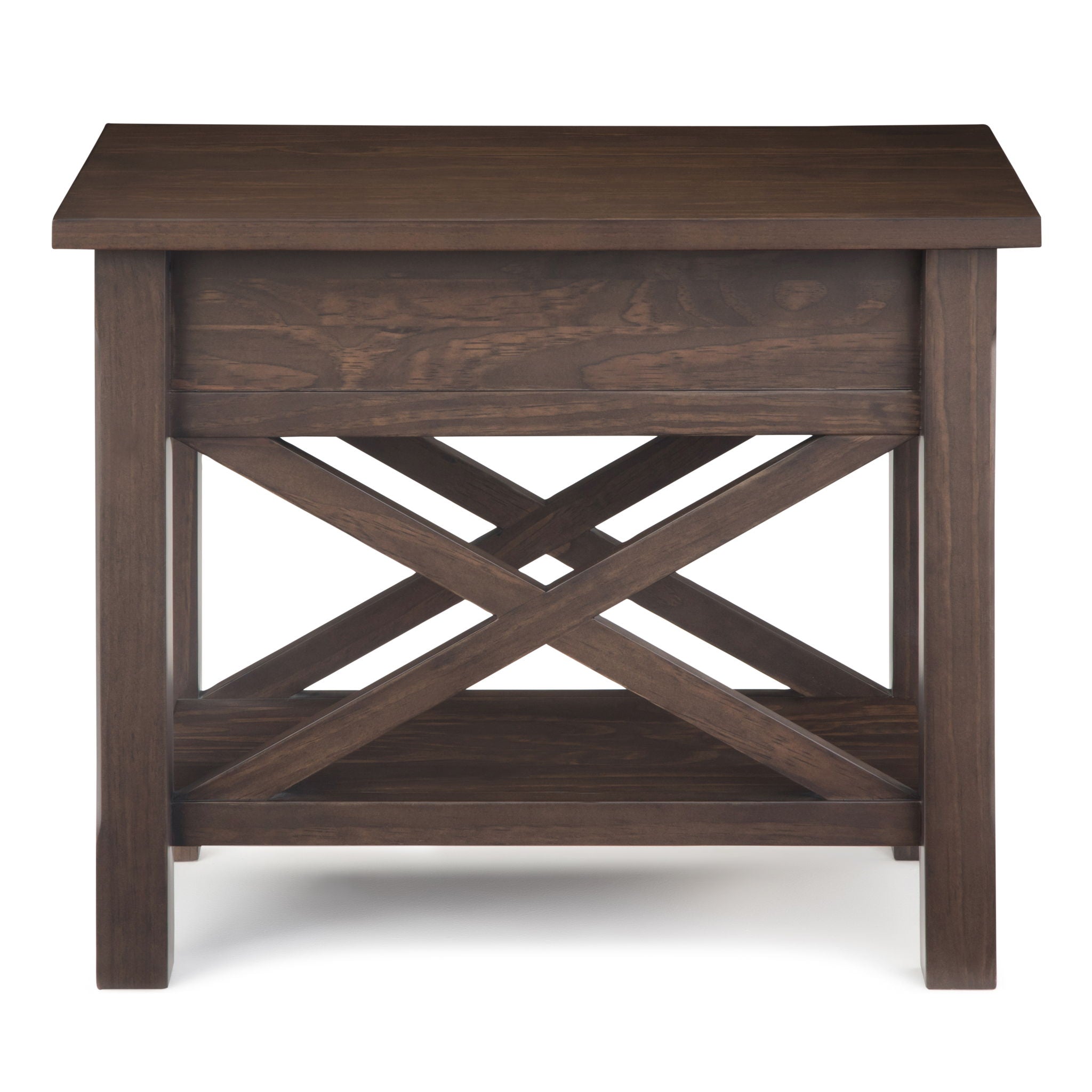 Kitchener - Narrow Side Table - Warm Walnut Brown - Best Buy Furniture