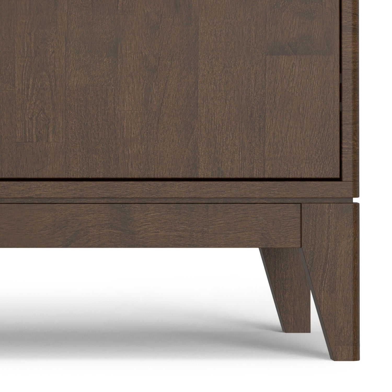 Harper - 3 Door Sideboard Buffet / Storage Cabinet - Walnut Brown - Best Buy Furniture