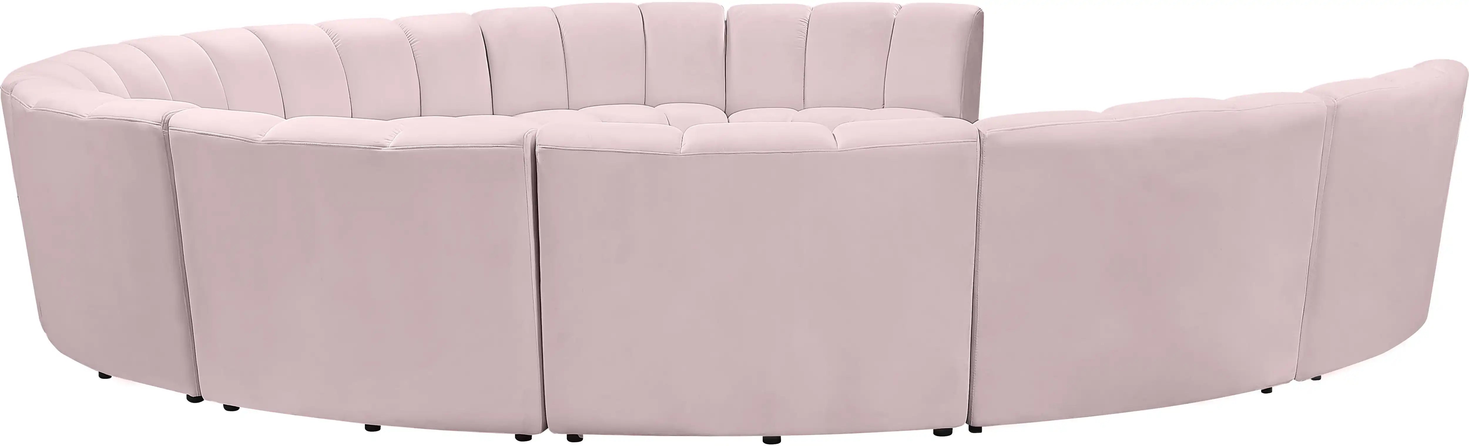 Infinity - 10 Piece Velvet Modular Sectional - Best Buy Furniture