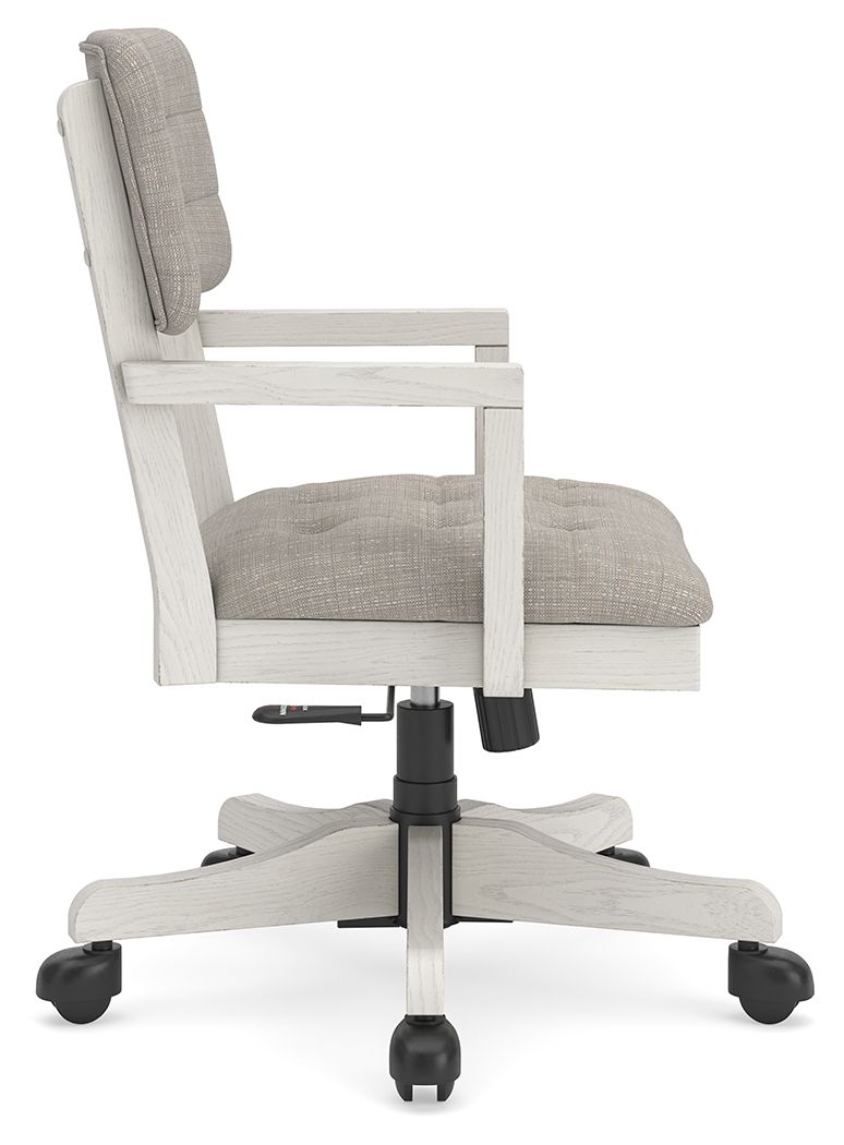 Robbinsdale - Home Office Desk Chair - Antique White - Best Buy Furniture