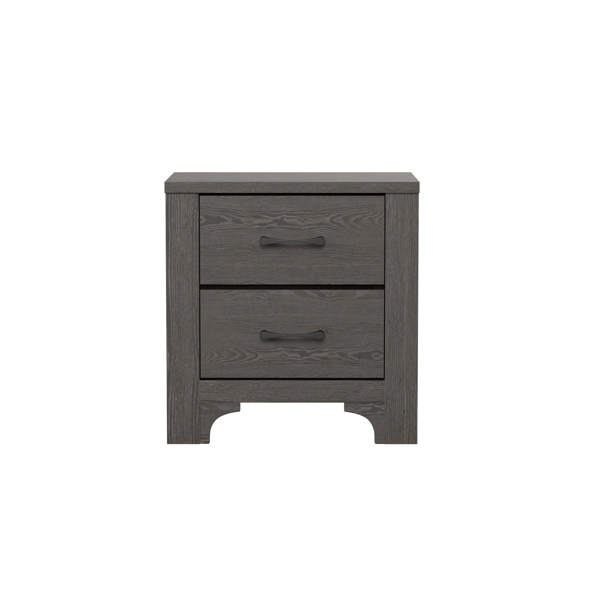 Junipe - 2 Drawer Nightstand - Brown - Best Buy Furniture