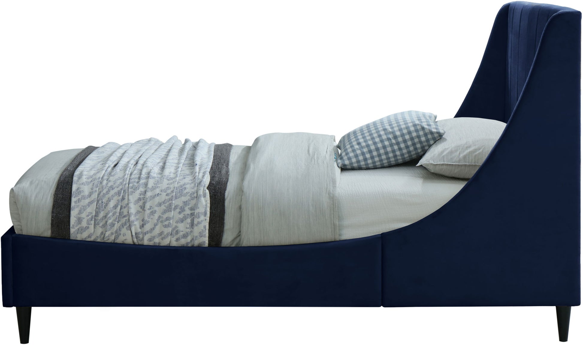 Eva - Velvet Bed - Best Buy Furniture
