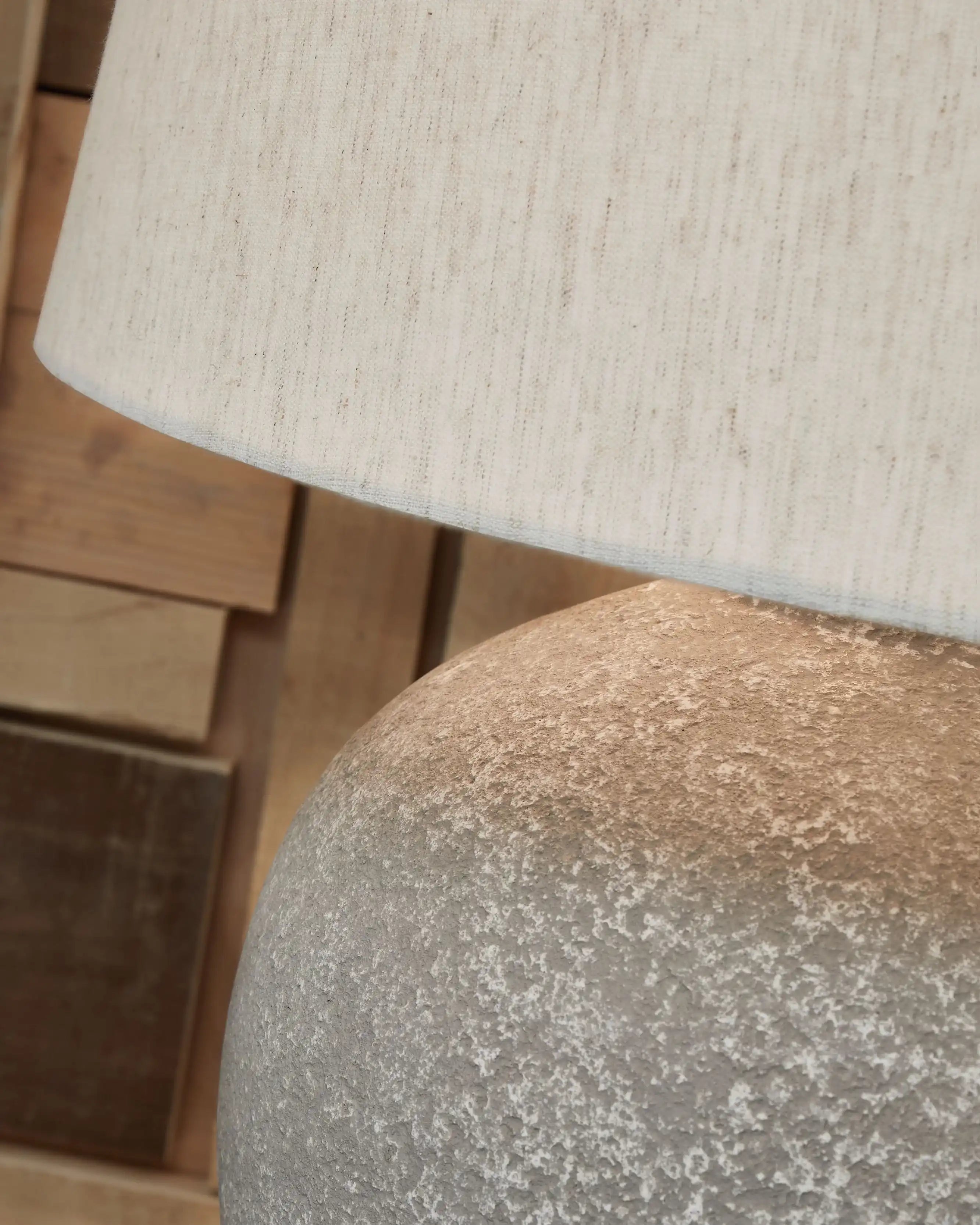 Dreward - Paper Table Lamp - Distressed Gray - Best Buy Furniture