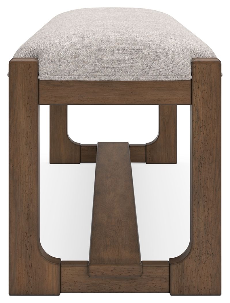 Cabalynn - Large Uph Dining Room Bench - Oatmeal / Light Brown - Best Buy Furniture