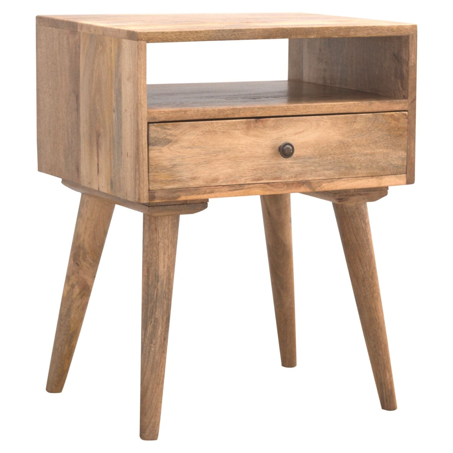 Nightstand With Open Slot - Oak - Best Buy Furniture