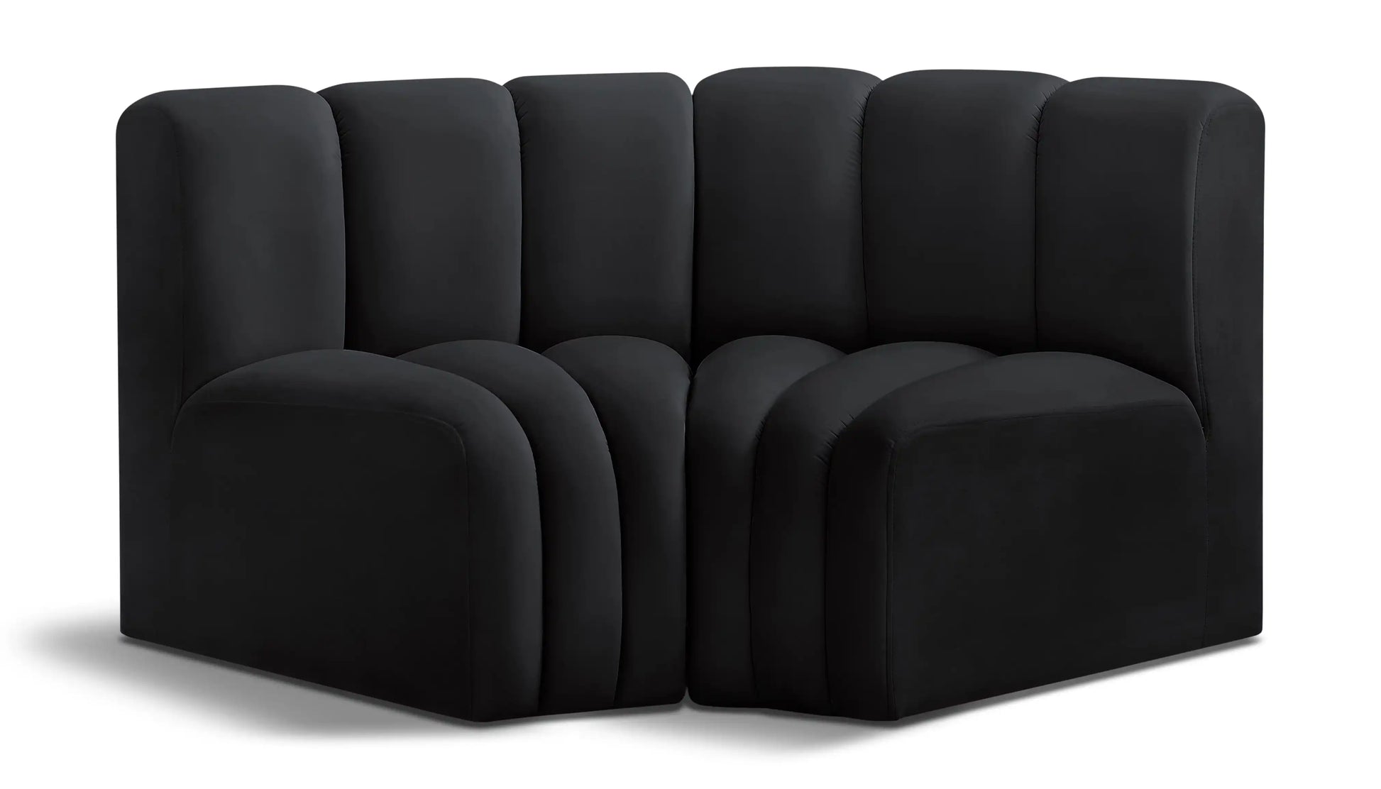 Arc - Velvet 2 Piece Modular Sofa - Best Buy Furniture