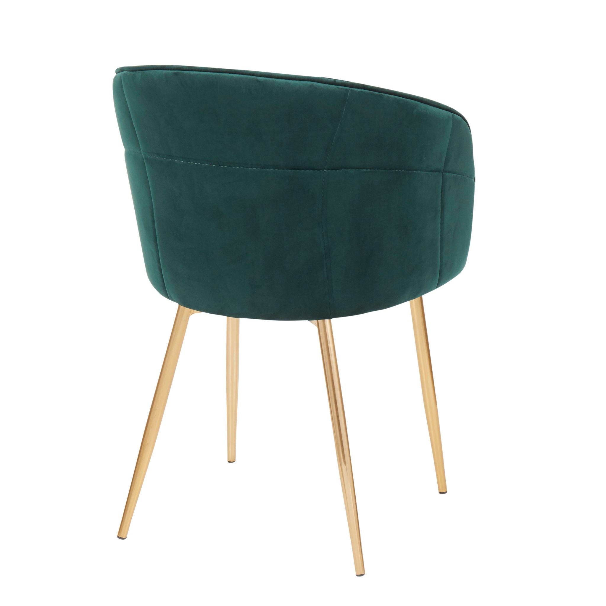 Lindsey - Contemporary Chair - Gold / Green - Best Buy Furniture