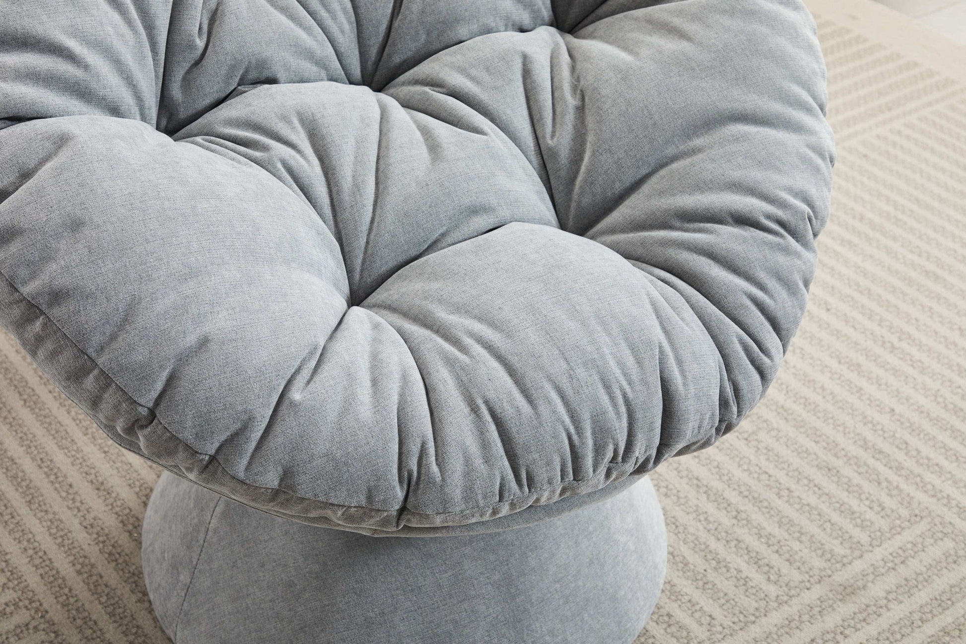Papasan Oversized Swivel Accent Chair 360 Swivel Barrel Chair - Best Buy Furniture