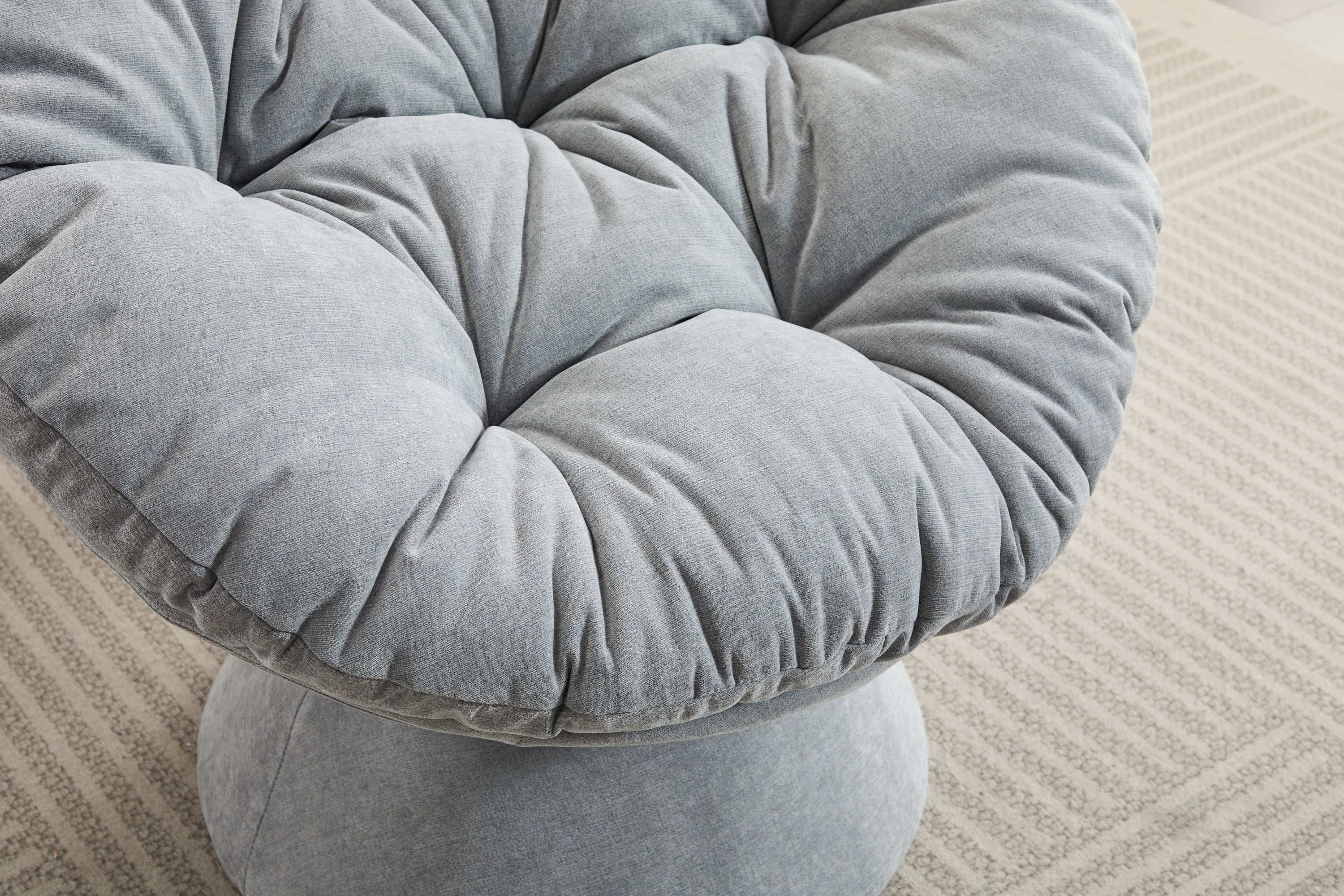 Papasan Oversized Swivel Accent Chair 360 Swivel Barrel Chair - Best Buy Furniture