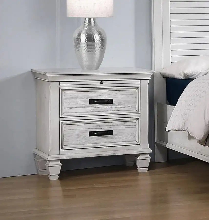 Franco - 2-Drawer Nightstand - Best Buy Furniture