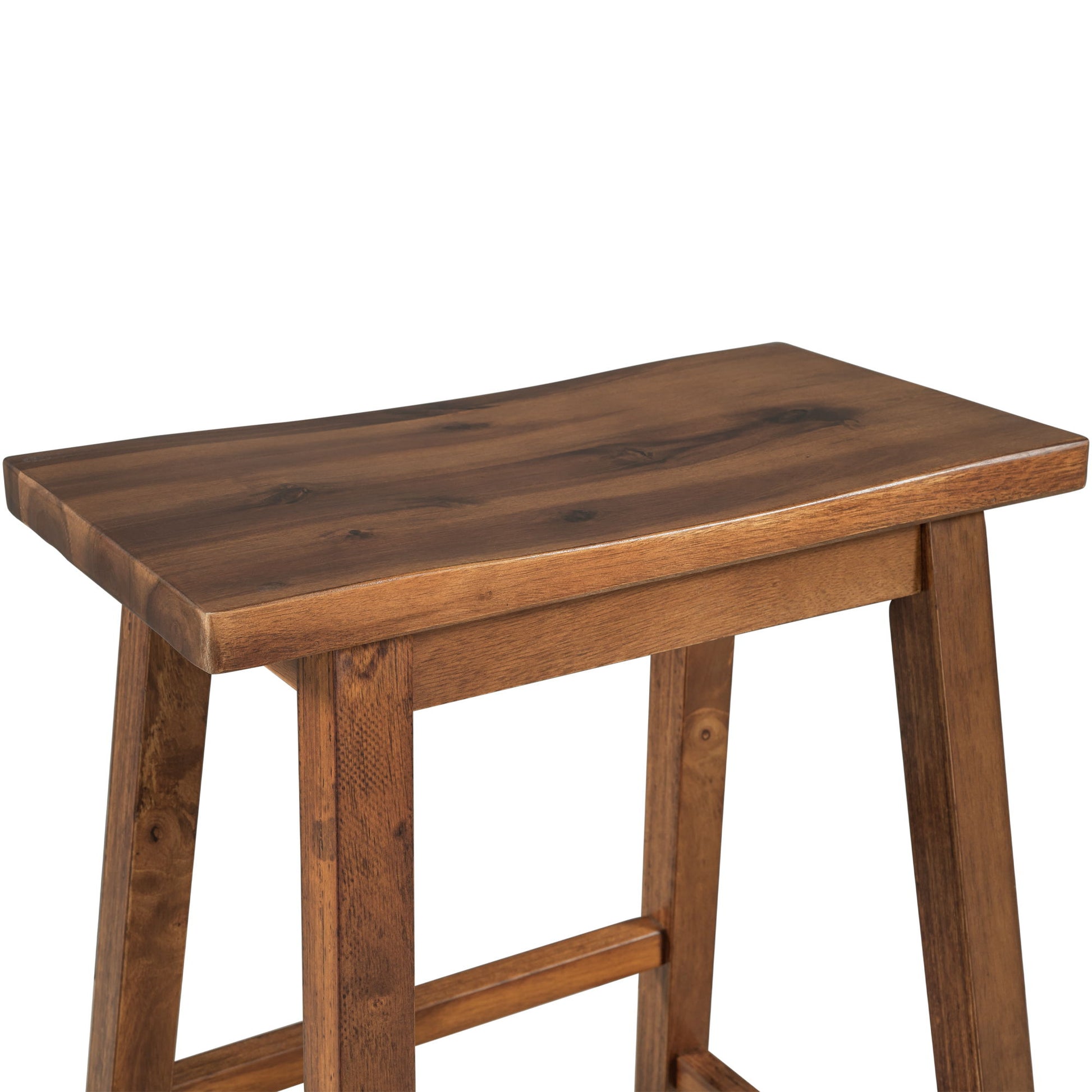 Rustic 3 Piece Stationary Kitchen Island Set With 2 Seatings, With 2 Open Shelves - Best Buy Furniture