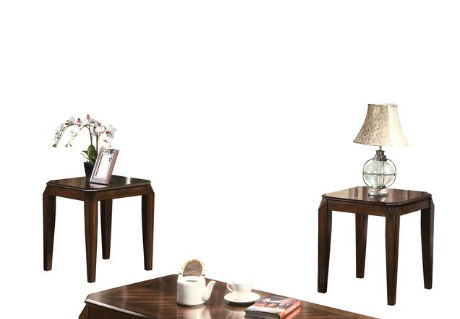 Docila - 3 Piece Pack Coffee With End Table (Set of 3) - Walnut - Best Buy Furniture