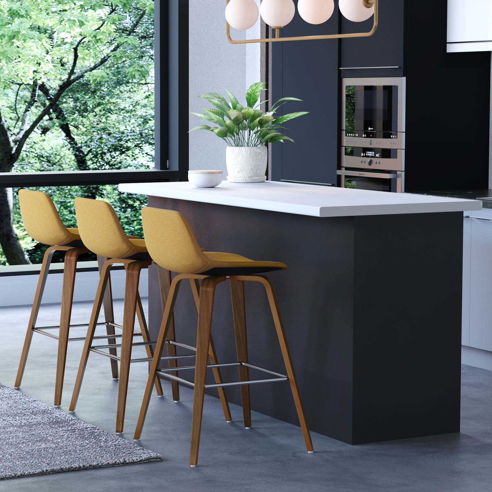 Randolph Bentwood - Counter / Bar Height Stool (Set of 2) - Best Buy Furniture