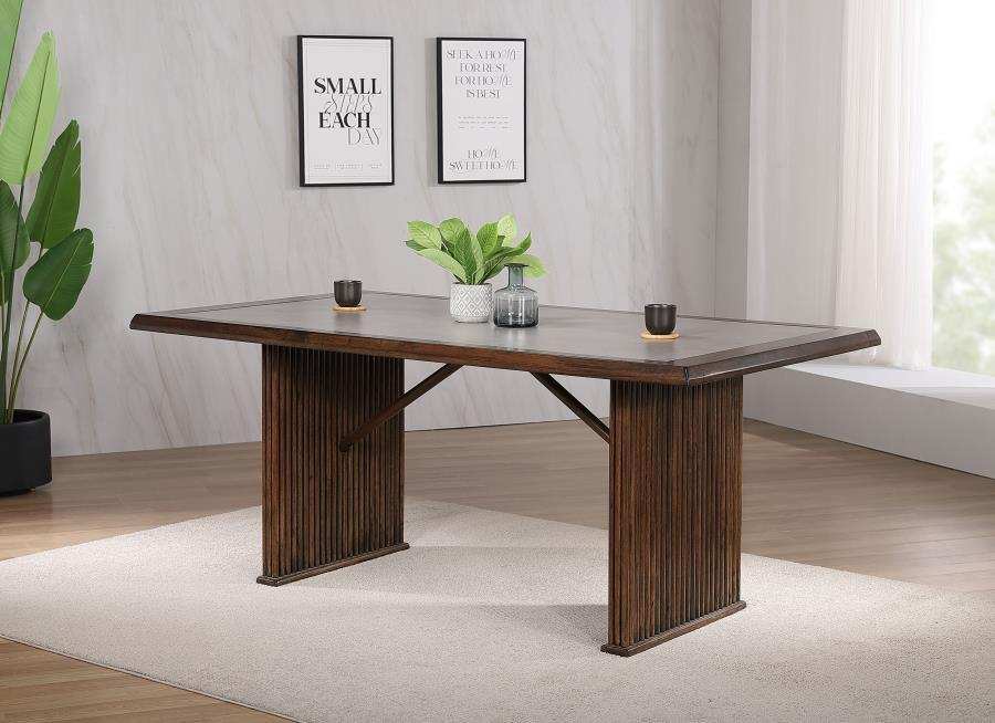 Sherwood - Rectangular Dining Table - Brown - Best Buy Furniture