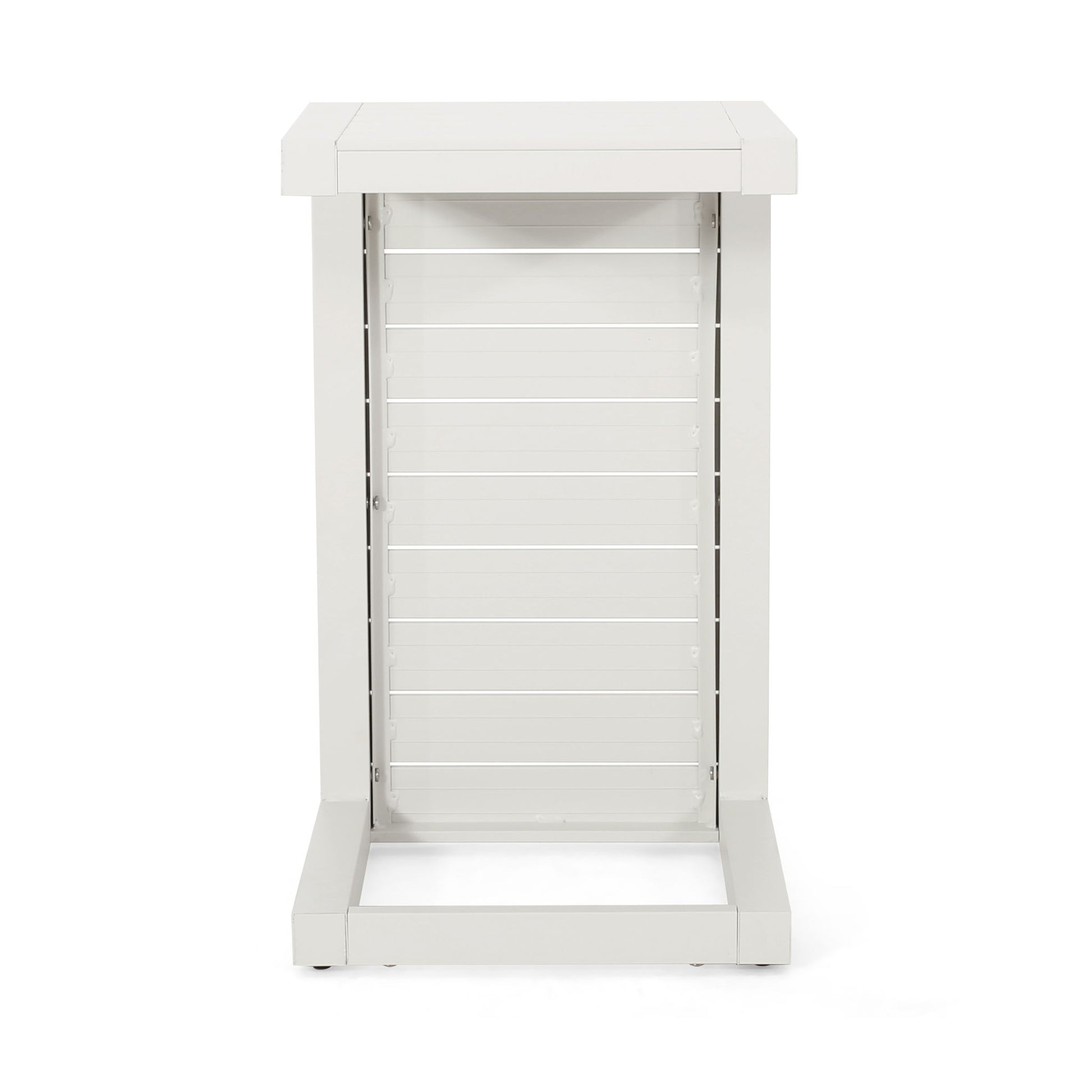 Aluminum Outdoor C - Shaped Side Table For Patio - Best Buy Furniture