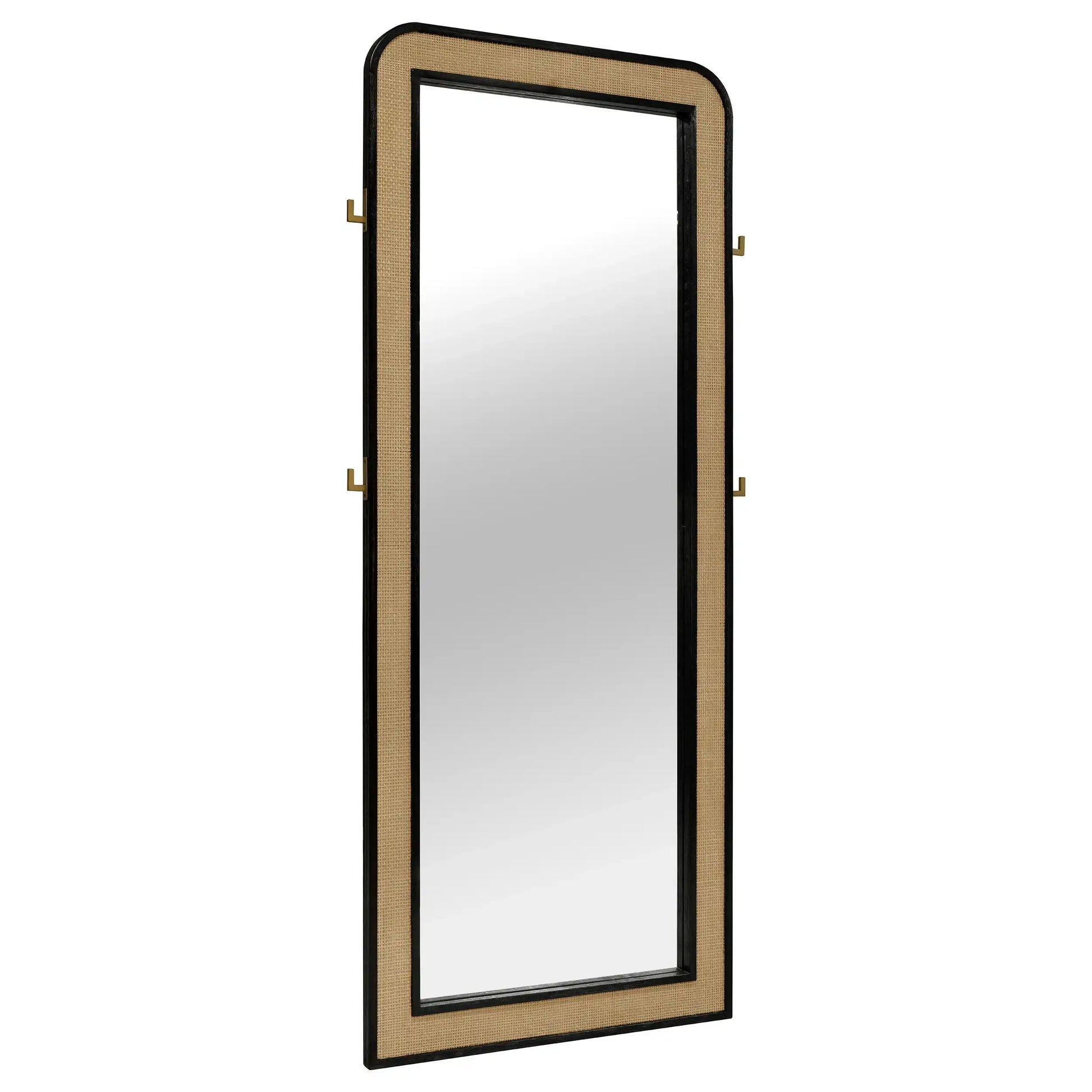Arini - Cane Weave Full Length Standing Floor Mirror - Best Buy Furniture